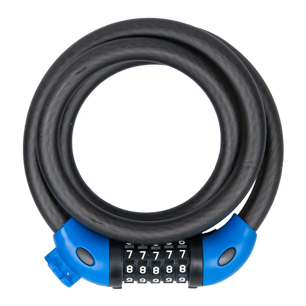 uPRISE Bikes Oxford Combi12 Combination Cable Lock - 12mm x 1800mm - Smoke | Price match, 365 day return s, 18-Month Warranty, Finance Available & Free UK Delivery