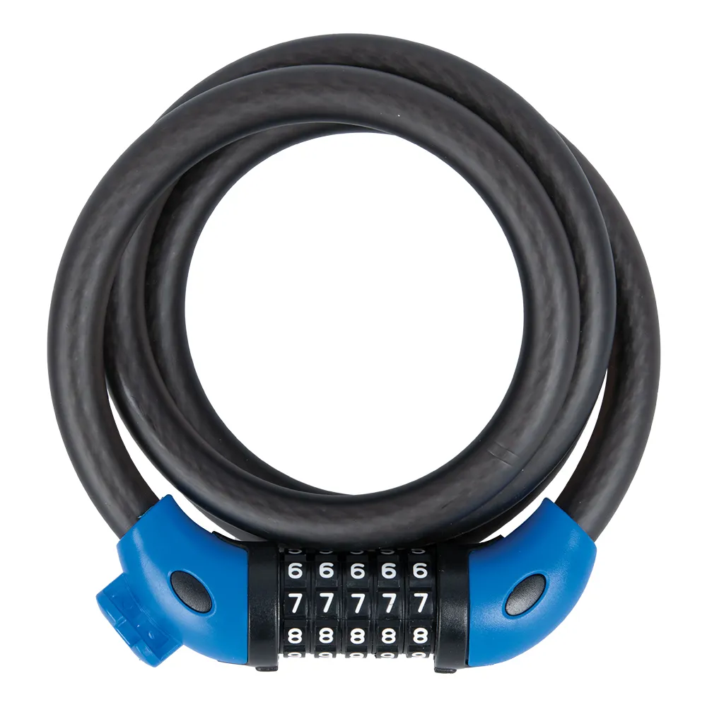 uPRISE Bikes Oxford Combi15 Combination Cable Lock - 15mm x 1500mm - Smoke | Price match, 365 day return s, 18-Month Warranty, Finance Available & Free UK Delivery