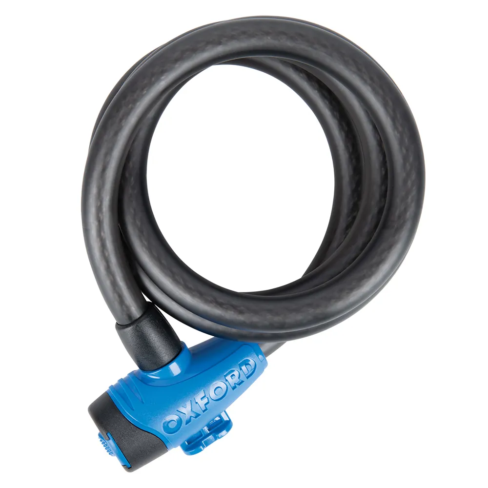 uPRISE Bikes Oxford Cable15 Cable Lock 15mm x 1500mm - Smoke | Price match, 365 day return s, 18-Month Warranty, Finance Available & Free UK Delivery