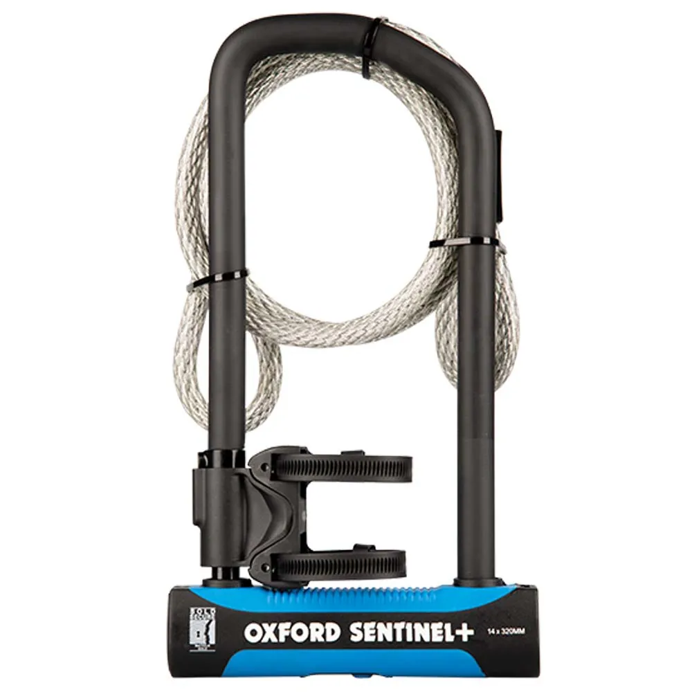 uPRISE Bikes Oxford Sentinel Pro Duo U-Lock 320mm x 177mm + Cable Sold Secure Gold | Price match, 365 day return s, 18-Month Warranty, Finance Available & Free UK Delivery