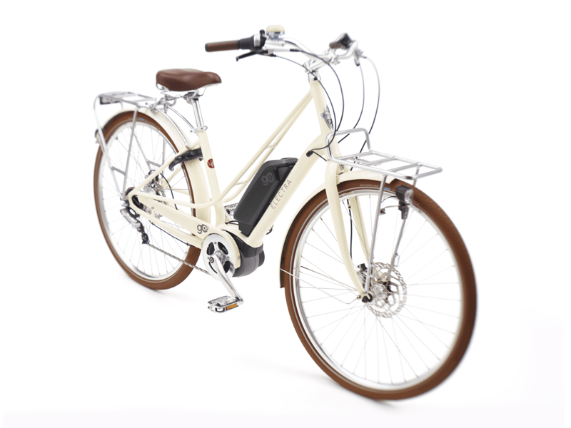 Electra Loft Go 5i EQ Step Thru 2025 Women's Electric Hybrid Bike - Cream-1