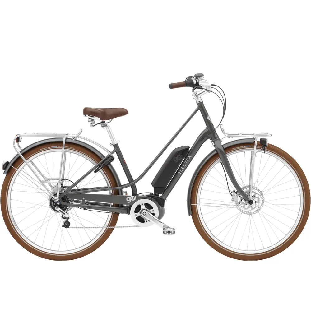 uPRISE Bikes Electra Loft Go 5i EQ Step Thru 2025 Women's Electric Hybrid Bike - Portobello | Price match, 365 day return s, 18-Month Warranty, Finance Available & Free UK Delivery