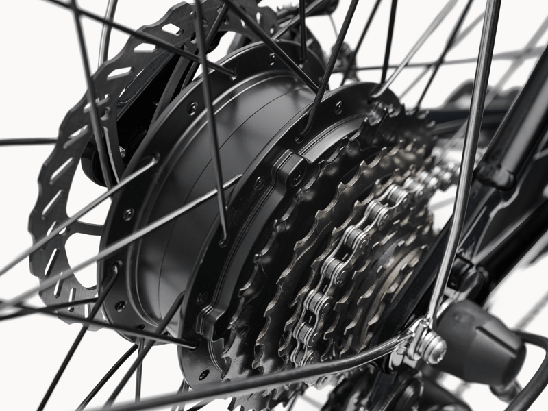 Electra Loft Go 7D EQ Step Over 2025 Electric Hybrid Bike - Black Mercury-5