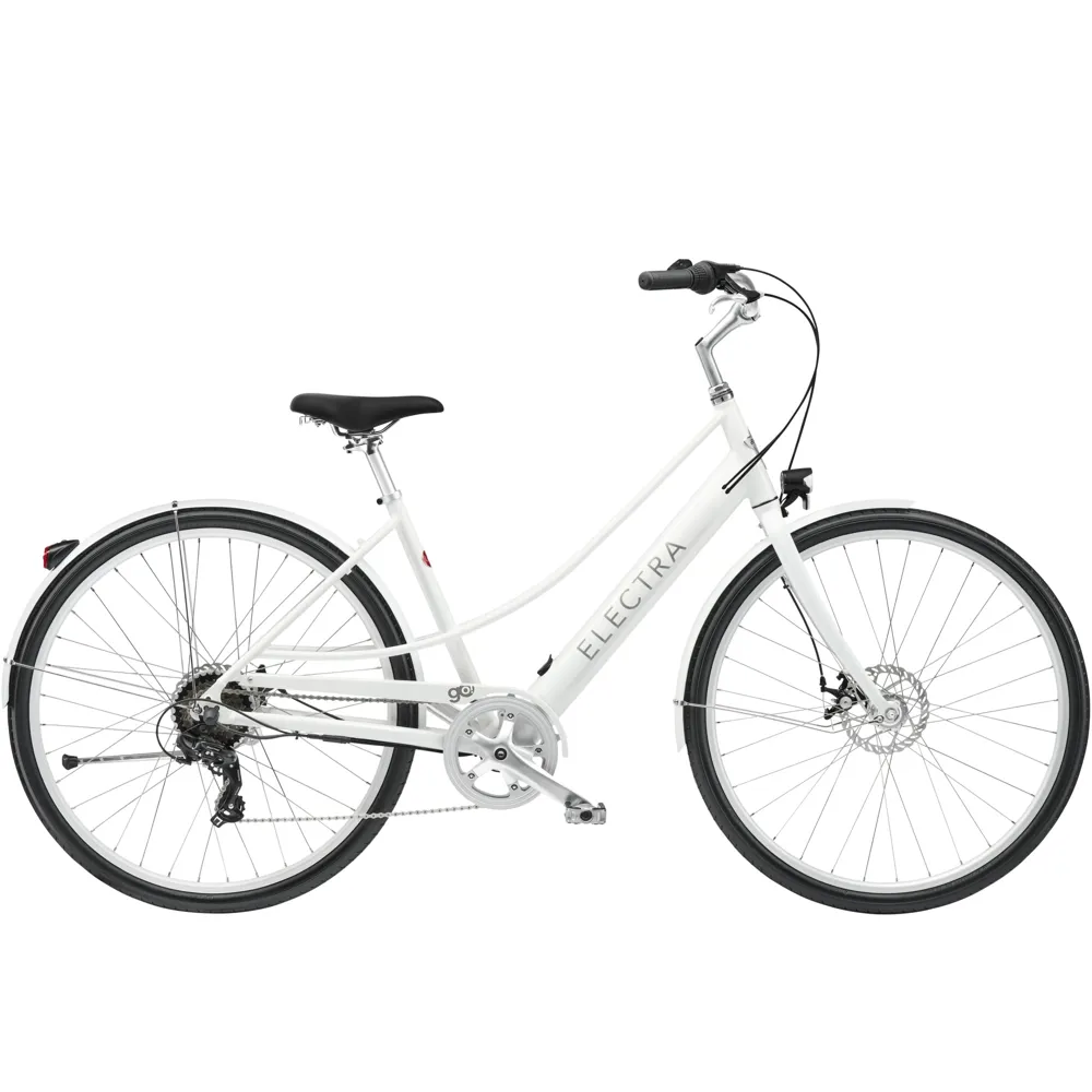 uPRISE Bikes Electra Loft Go 7D EQ Step Thru 2025 Women's Electric Hybrid Bike - Stardust | Price match, 365 day return s, 18-Month Warranty, Finance Available & Free UK Delivery