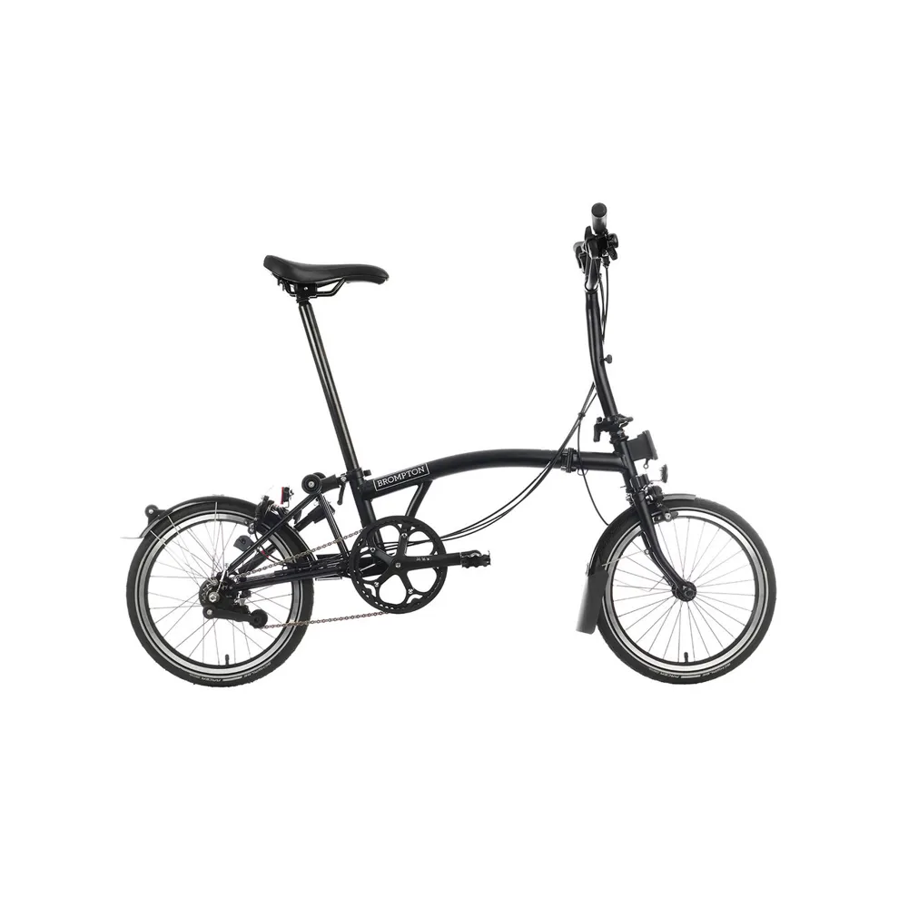 uPRISE Bikes Brompton M6L Mid Bar C Line Explore 2024 Folding Bike - Black | Price match, 365 day return s, 18-Month Warranty, Finance Available & Free UK Delivery