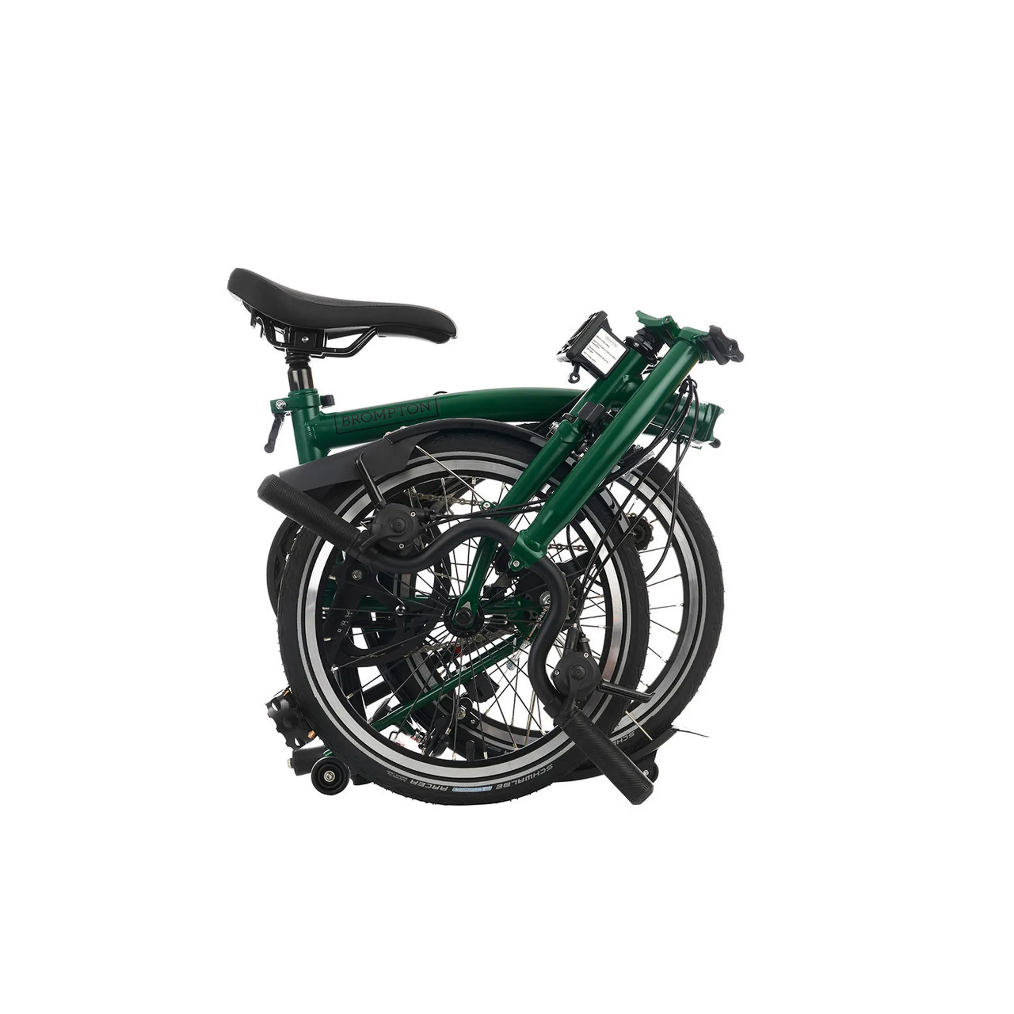 Brompton M6L Mid Bar C Line Explore 2024 Folding Bike Racing Green