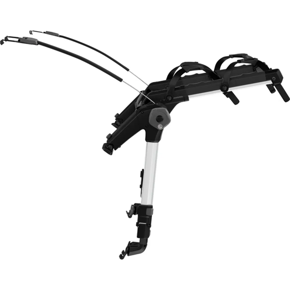 uPRISE Bikes Thule OutWay Hanging 2-Bike Boot Fit Car Cycle Carrier - Black/Silver | Price match, 365 day return s, 18-Month Warranty, Finance Available & Free UK Delivery