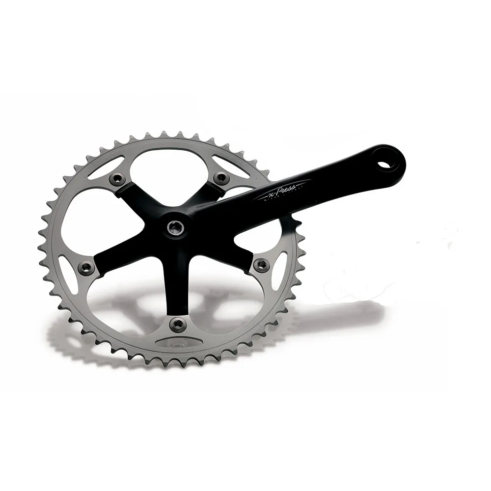 uPRISE Bikes Miche Express Track Chainset - 170 X 48T - Black | Price match, 365 day return s, 18-Month Warranty, Finance Available & Free UK Delivery