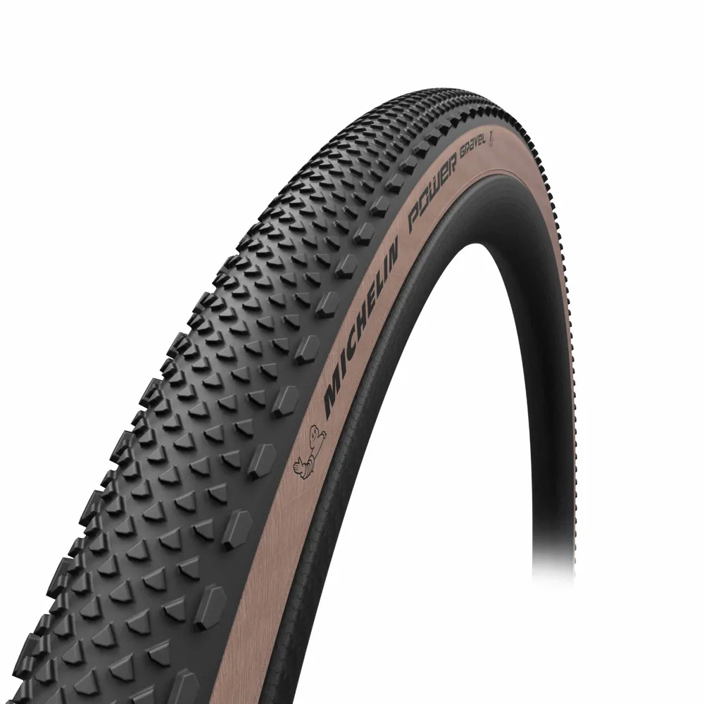 uPRISE Bikes Michelin Power Gravel Tyre Skin Black/Tan - 700 x 47c | Price match, 365 day return s, 18-Month Warranty, Finance Available & Free UK Delivery
