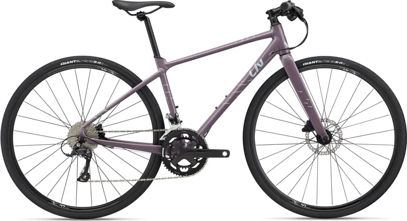 Liv Thrive 2 2022 Women s Flat Bar Road Bike Purple Ash