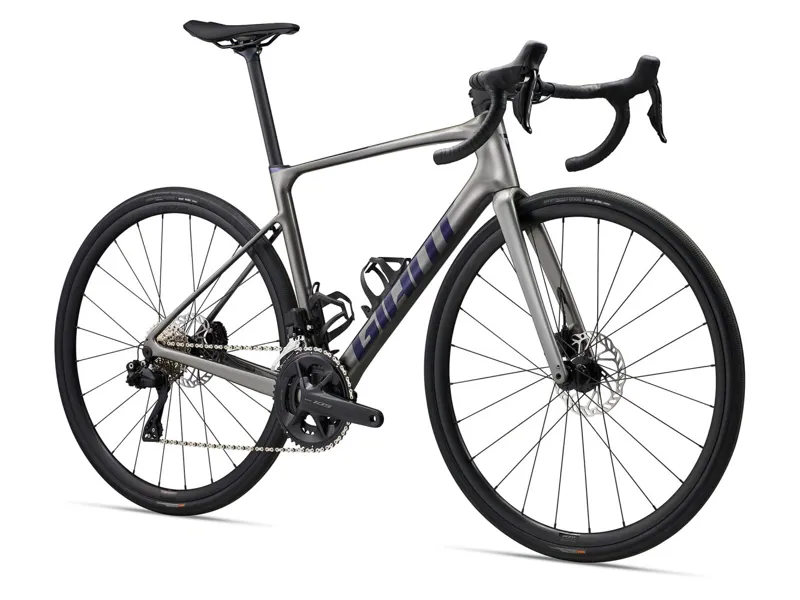 Giant Defy Advanced 1 2024 Carbon Endurance Road Bike - Charcoal-1