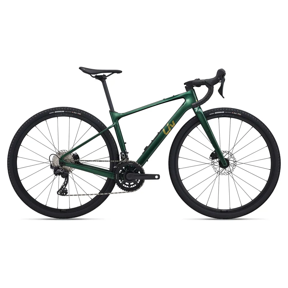 uPRISE Bikes Liv Devote Advanced 2 2024 Women's Carbon Gravel Road Bike - Kelp Forest | Price match, 365 day return s, 18-Month Warranty, Finance Available & Free UK Delivery