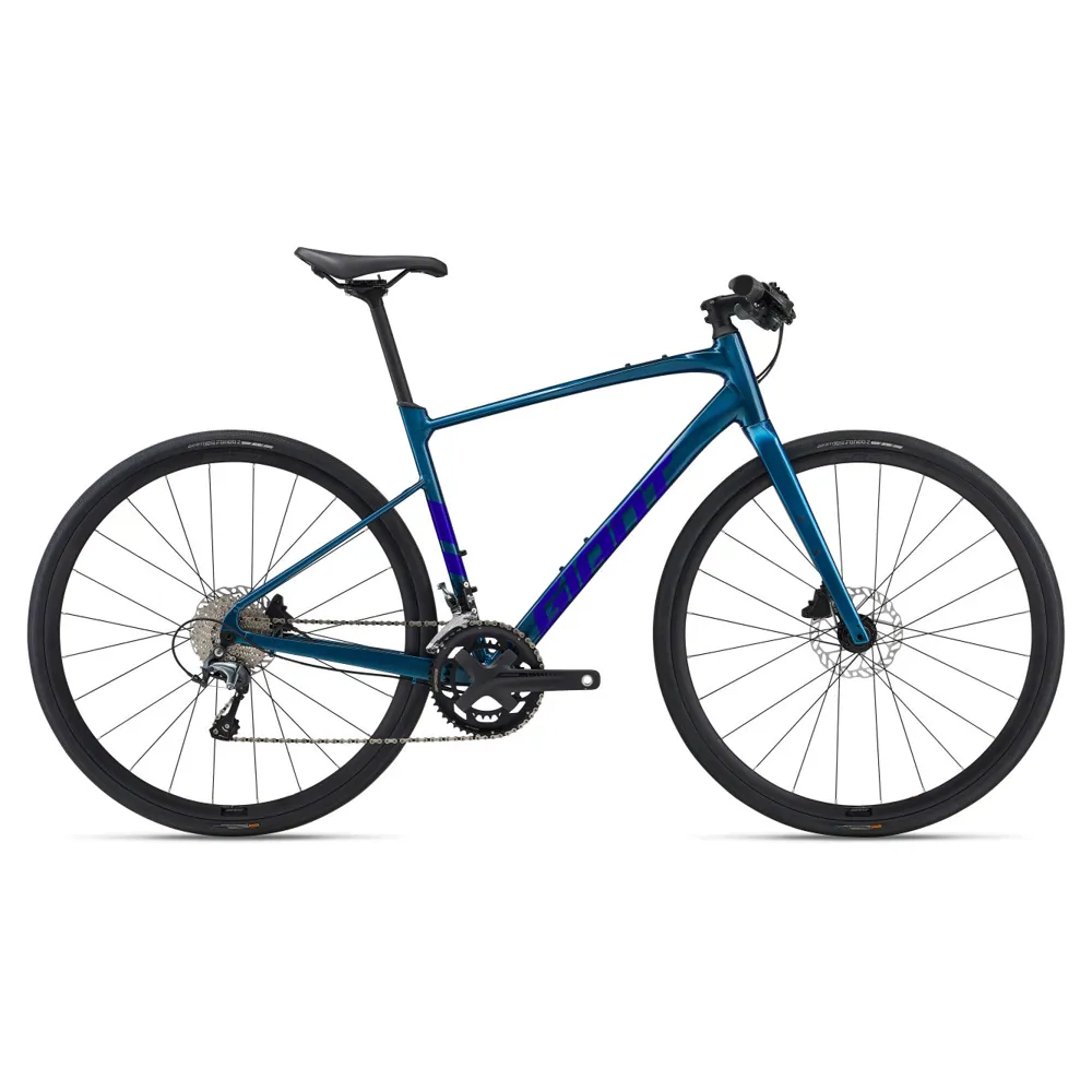 uPRISE Bikes Giant FastRoad 1 2024 Flat Bar Road Bike - Sea Sparkle | Price match, 365 day return s, 18-Month Warranty, Finance Available & Free UK Delivery