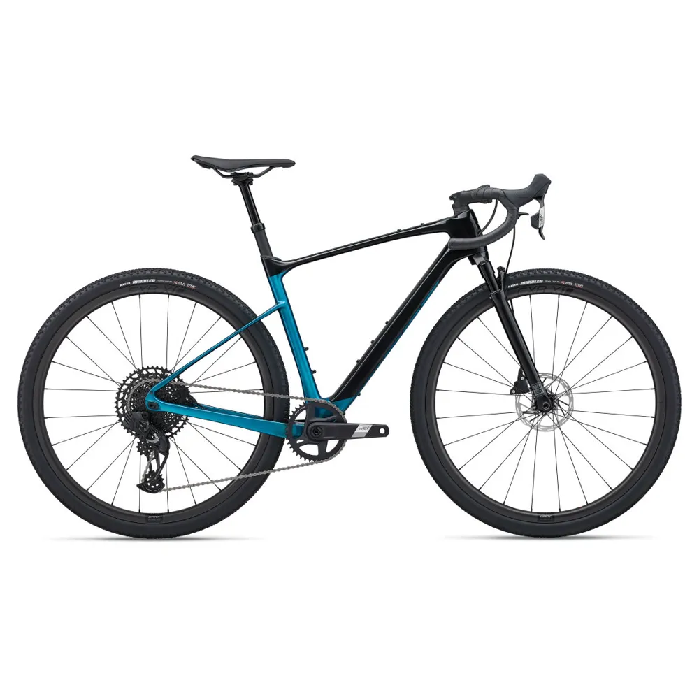 uPRISE Bikes Giant Revolt X Advanced Pro 2 2024 Gravel Road Bike - Black/Sea Sparkle | Price match, 365 day return s, 18-Month Warranty, Finance Available & Free UK Delivery