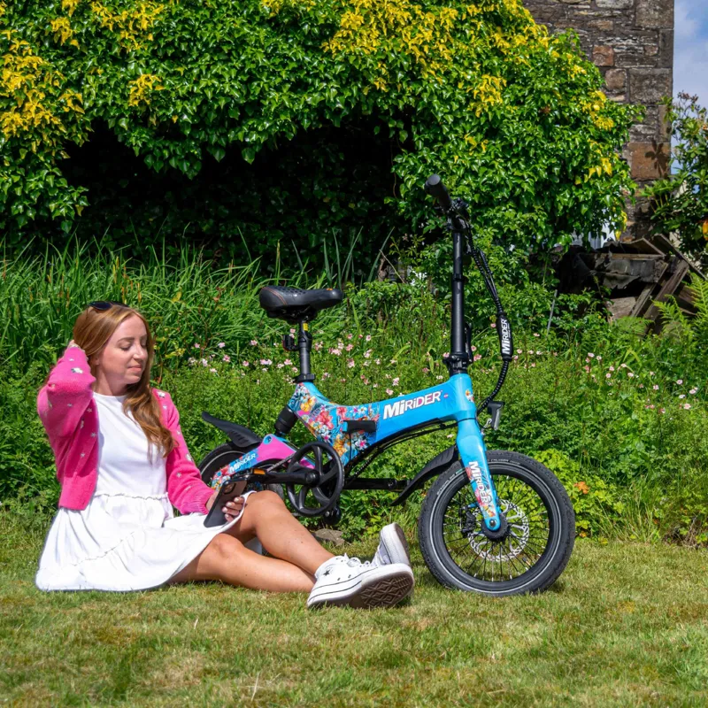 Mirider One Folding Electric Bike - Flora Edition-4