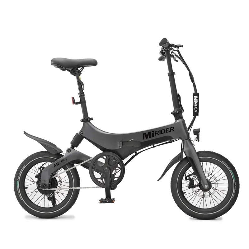 MiRider One Folding Electric Bike - Onyx Grey