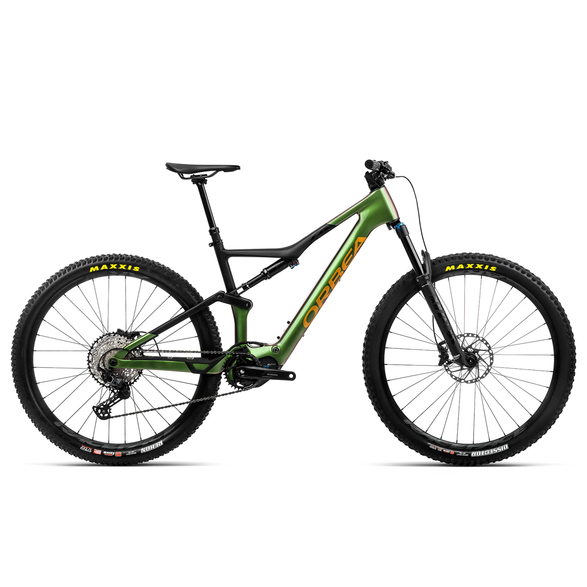 Xentora Rise Orbea Rise M20 2023 Electric Mountain Bike 540Wh - Goblin Green/Black