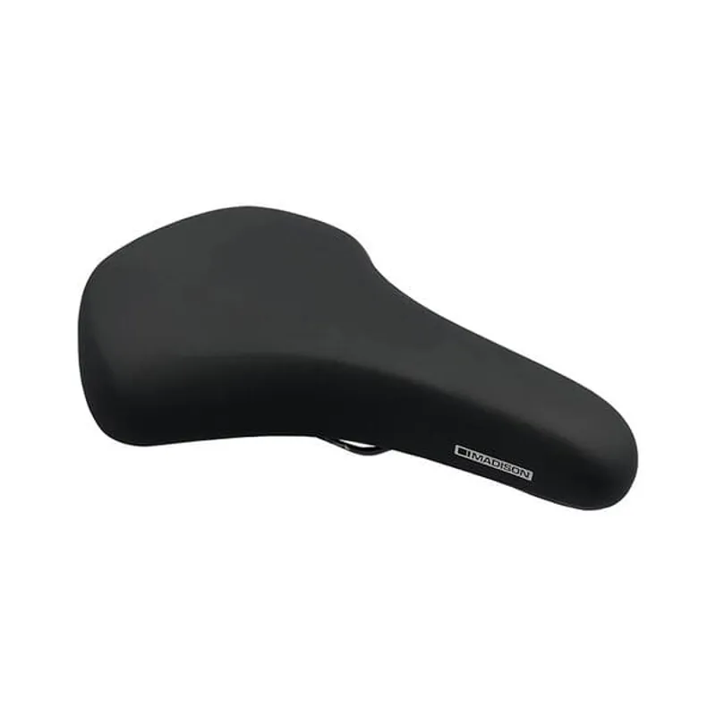 Madison Freewheel U300 Comfort Saddle - 202mm x 268mm - Black