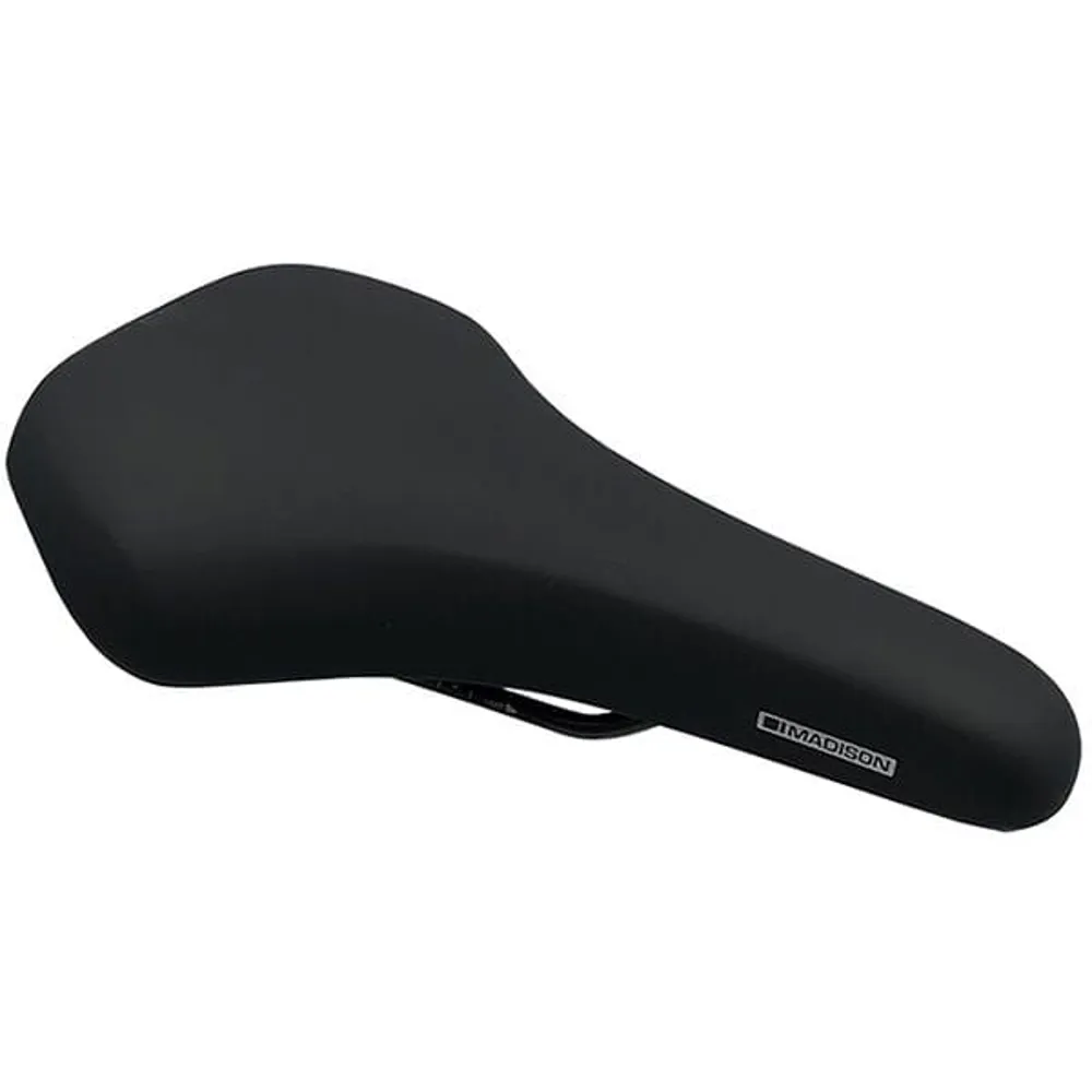 uPRISE Bikes Madison Freewheel U200 Gelcel Comfort Saddle - 183mm x 284mm - Black | Price match, 365 day return s, 18-Month Warranty, Finance Available & Free UK Delivery