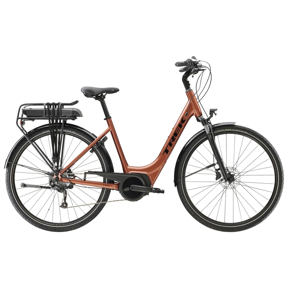 uPRISE Bikes Trek Verve+ 1 Lowstep 500Wh Women's Electric Bike - Penny Flake | Price match, 365 day return s, 18-Month Warranty, Finance Available & Free UK Delivery