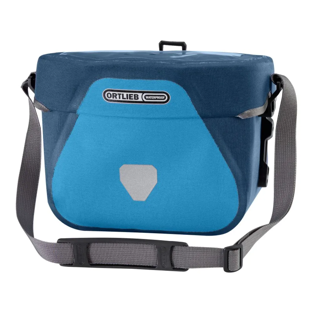 uPRISE Bikes Ortlieb Ultimate Six Plus Handlebar Bag - 6.5 Litre - Denim | Price match, 365 day return s, 18-Month Warranty, Finance Available & Free UK Delivery