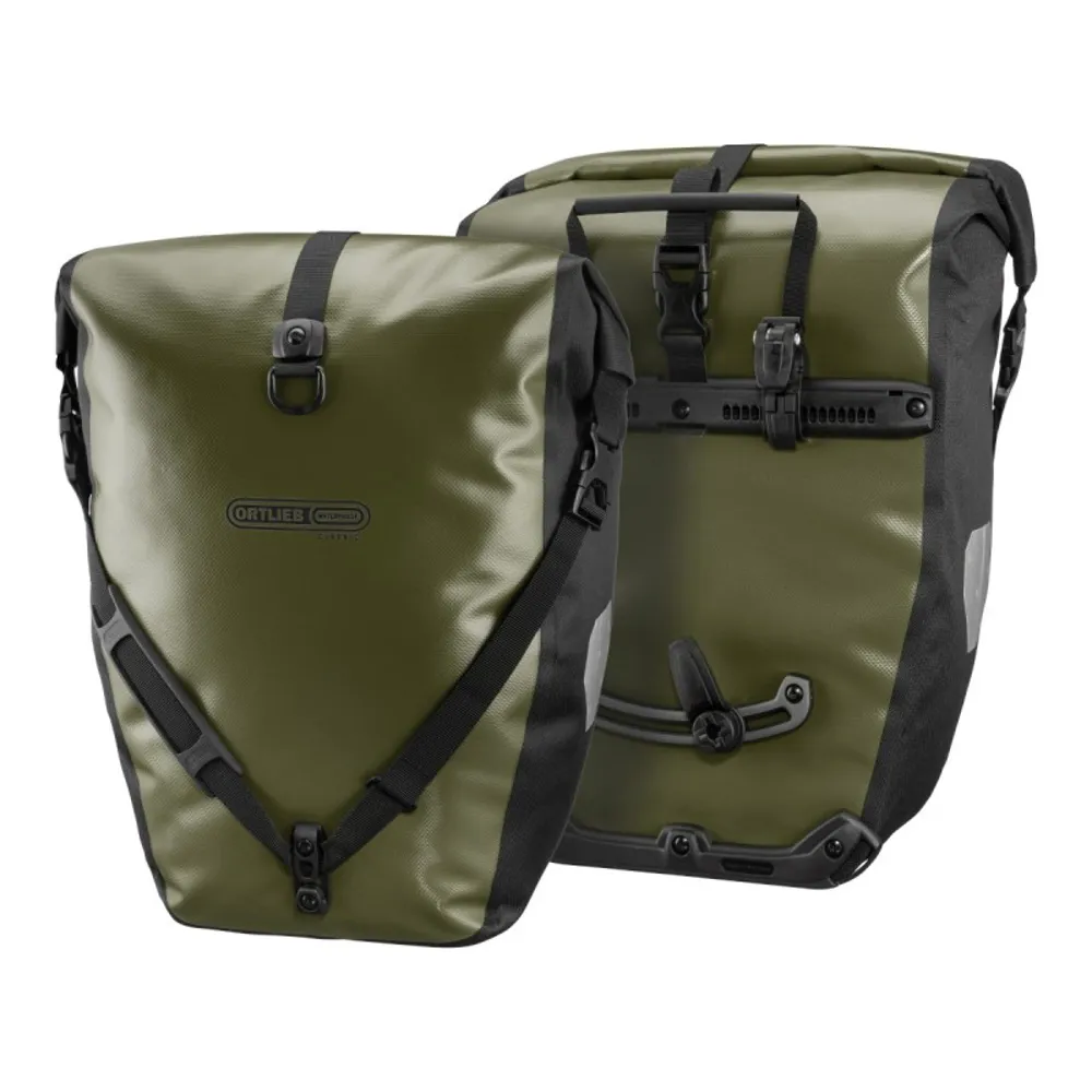 uPRISE Bikes Ortlieb Back Roller Classic QL2.1 Pannier Bags - 40 Litre - Olive | Price match, 365 day return s, 18-Month Warranty, Finance Available & Free UK Delivery
