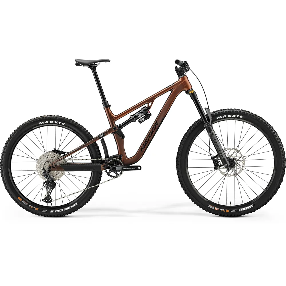 uPRISE Bikes Merida One-Sixty 700 Full Suspension Mountain Bike - Bronze | Price match, 365 day return s, 18-Month Warranty, Finance Available & Free UK Delivery