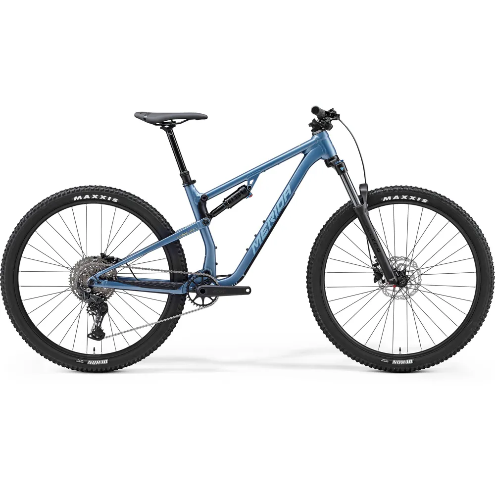 uPRISE Bikes Merida One-Twenty 300 29er 2024 Full Suspension MTB - Blue/Green | Price match, 365 day return s, 18-Month Warranty, Finance Available & Free UK Delivery