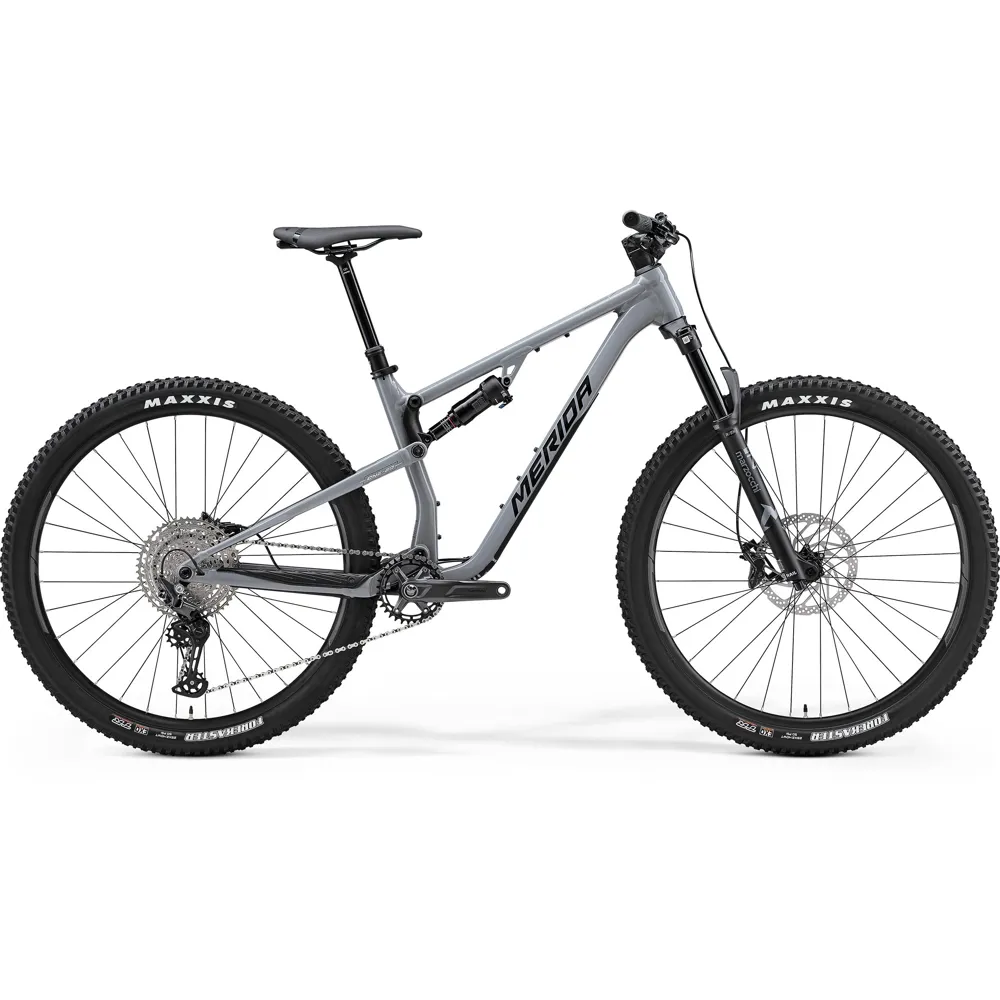 uPRISE Bikes Merida One-Twenty 600 29er 2024 Full Suspension MTB - Grey/Black/Silver | Price match, 365 day return s, 18-Month Warranty, Finance Available & Free UK Delivery