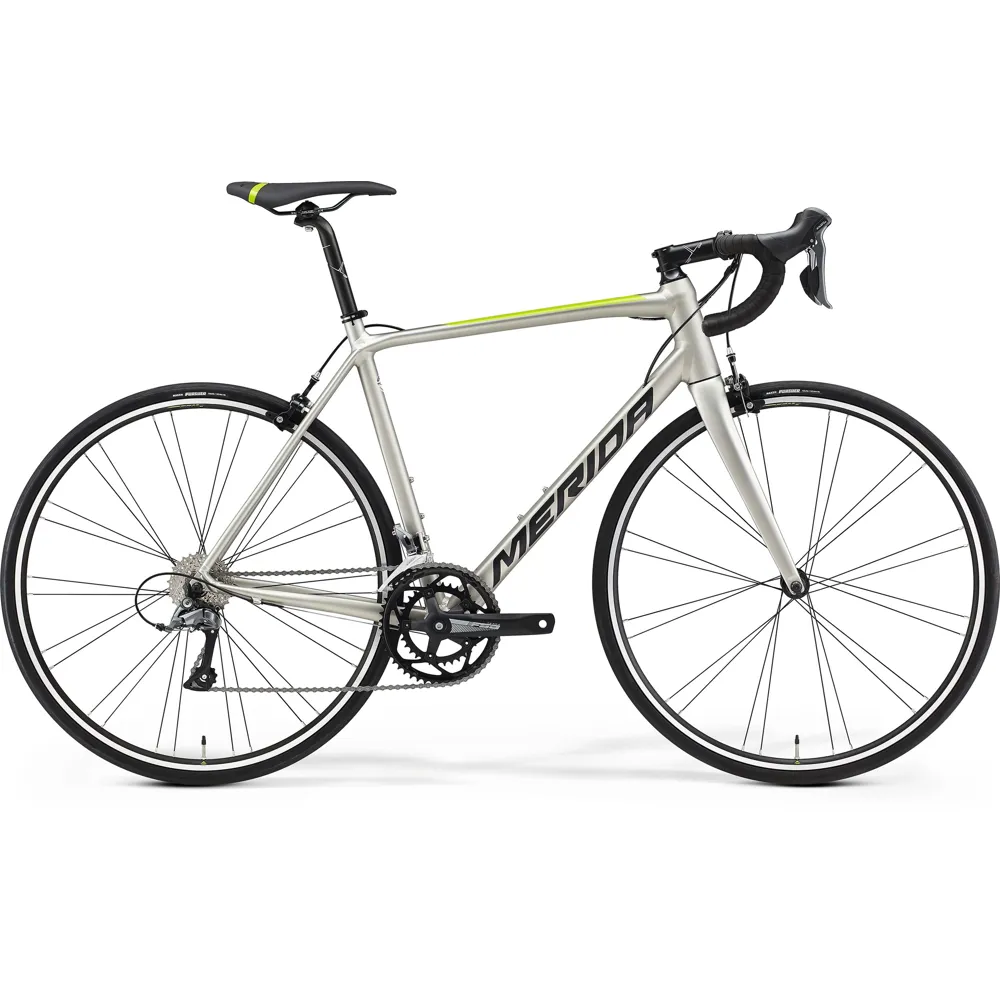 uPRISE Bikes Merida Scultura Rim 100 Endurance Road Bike - Titanium/Green | Price match, 365 day return s, 18-Month Warranty, Finance Available & Free UK Delivery