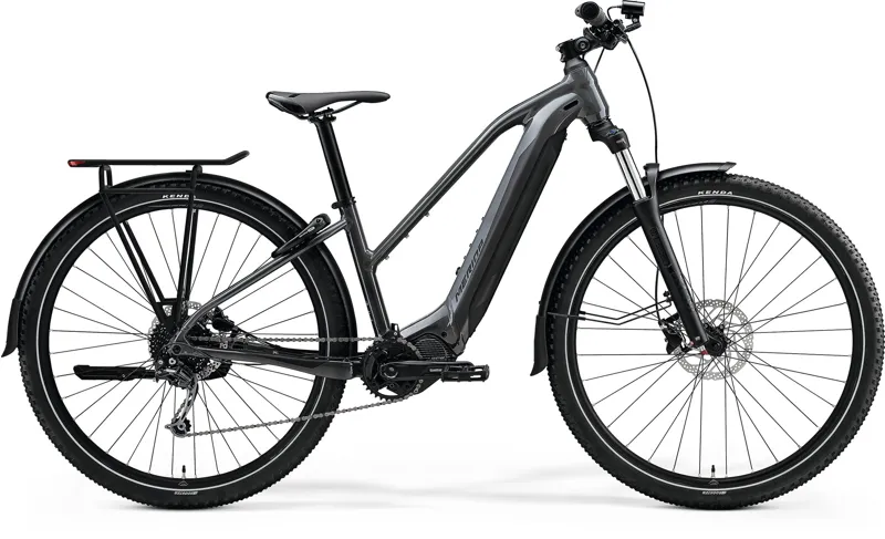 Merida eBig Tour 400 EQ Electric Hybrid Bike - Grey - Small