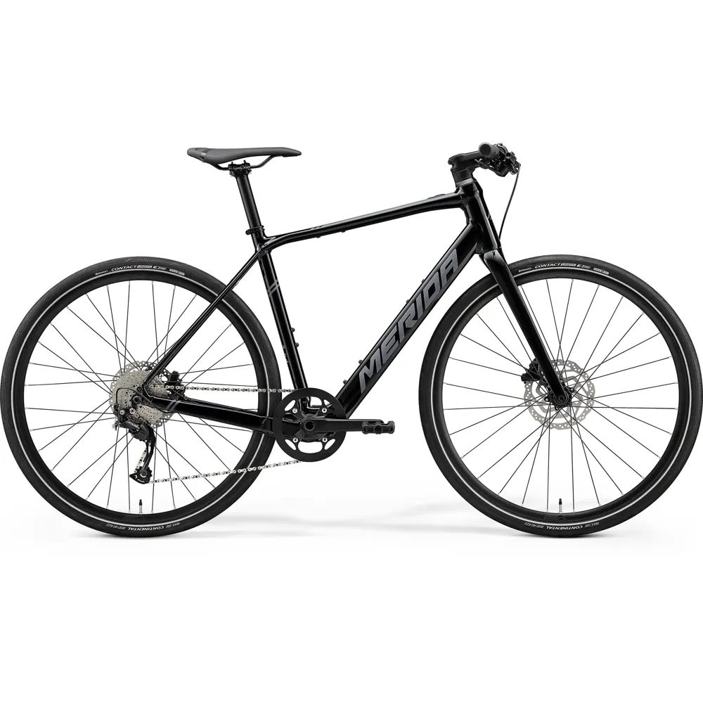 uPRISE Bikes Merida eSpeeder 200 Electric Flat Bar Road Bike - Black | Price match, 365 day return s, 18-Month Warranty, Finance Available & Free UK Delivery