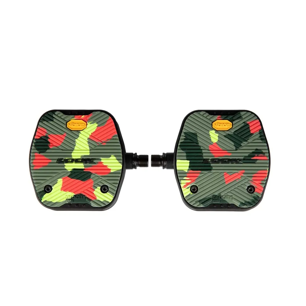 uPRISE Bikes Look Geo City Grip Flat Pedal - Camo | Price match, 365 day return s, 18-Month Warranty, Finance Available & Free UK Delivery