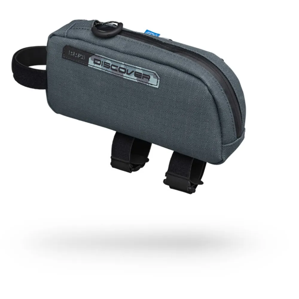 uPRISE Bikes Pro Discover Top Tube Bag - 0.75 Litre - Grey | Price match, 365 day return s, 18-Month Warranty, Finance Available & Free UK Delivery