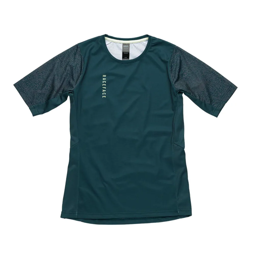 uPRISE Bikes Race Face Indy Short Sleeve Women's MTB Jersey - Pine | Price match, 365 day return s, 18-Month Warranty, Finance Available & Free UK Delivery