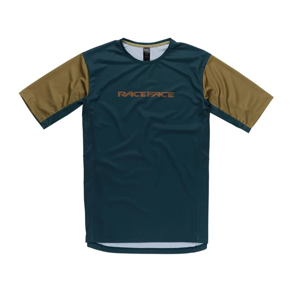 uPRISE Bikes Race Face Indy Men's Short Sleeve MTB Jersey - Pine | Price match, 365 day return s, 18-Month Warranty, Finance Available & Free UK Delivery