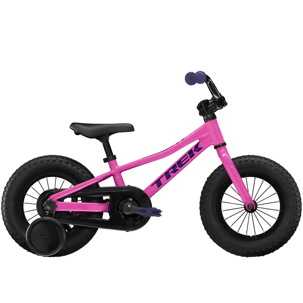 uPRISE Bikes Trek Precaliber 12w 2025 Kids Bike - Flamingo Pink | Price match, 365 day return s, 18-Month Warranty, Finance Available & Free UK Delivery