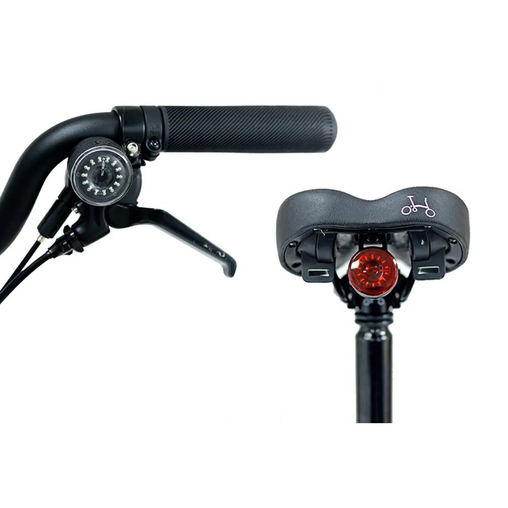 uPRISE Bikes Brompton Be Seen USB Rechargeable Lights | Price match, 365 day return s, 18-Month Warranty, Finance Available & Free UK Delivery
