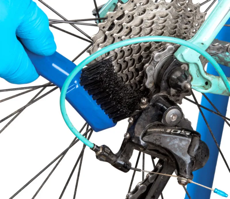 Park Tool GSC-4 Cassette Cleaning Brush - Blue-5