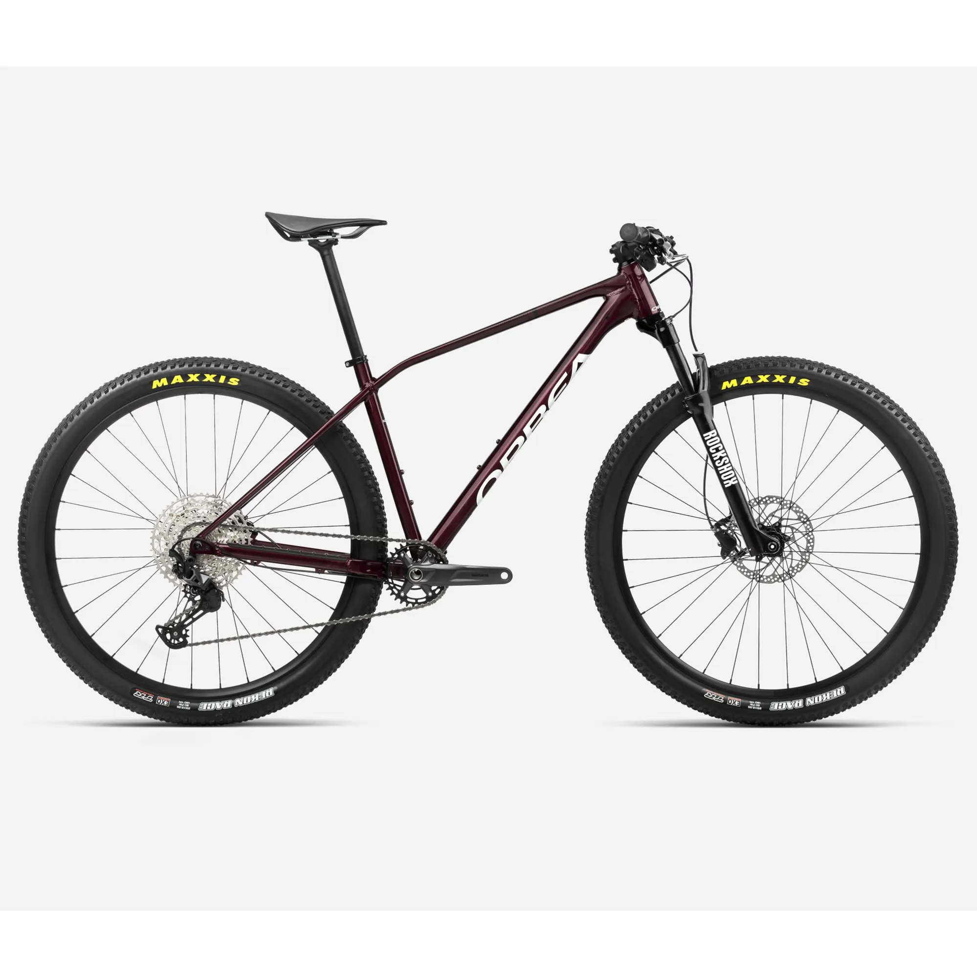 Orbea Alma H20 29er 2024 Hardtail Mountain Bike Dark Red/Chic White