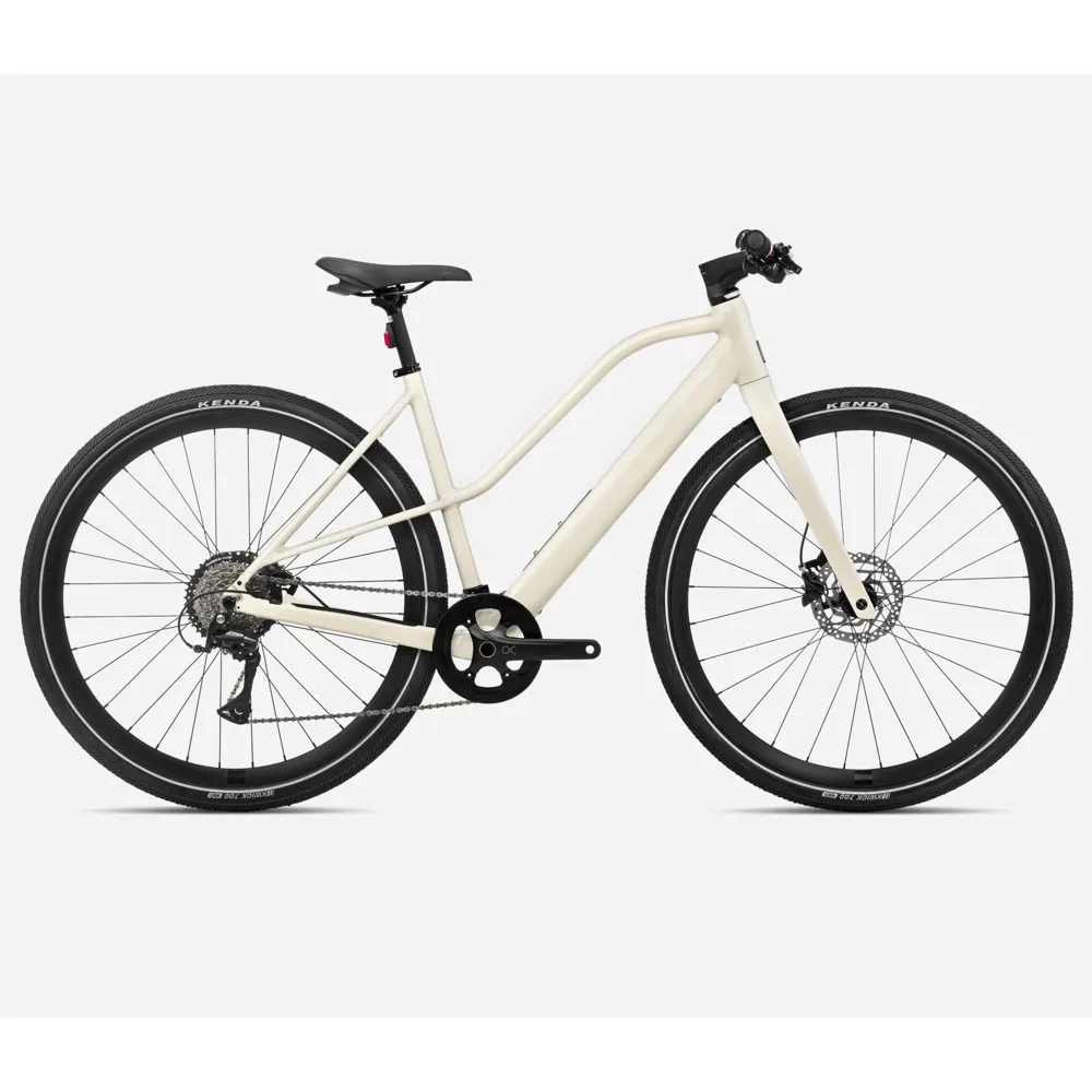 uPRISE Bikes Orbea Vibe Mid H30 2024 Electric Hybrid Bike - Ivory White | Price match, 365 day return s, 18-Month Warranty, Finance Available & Free UK Delivery