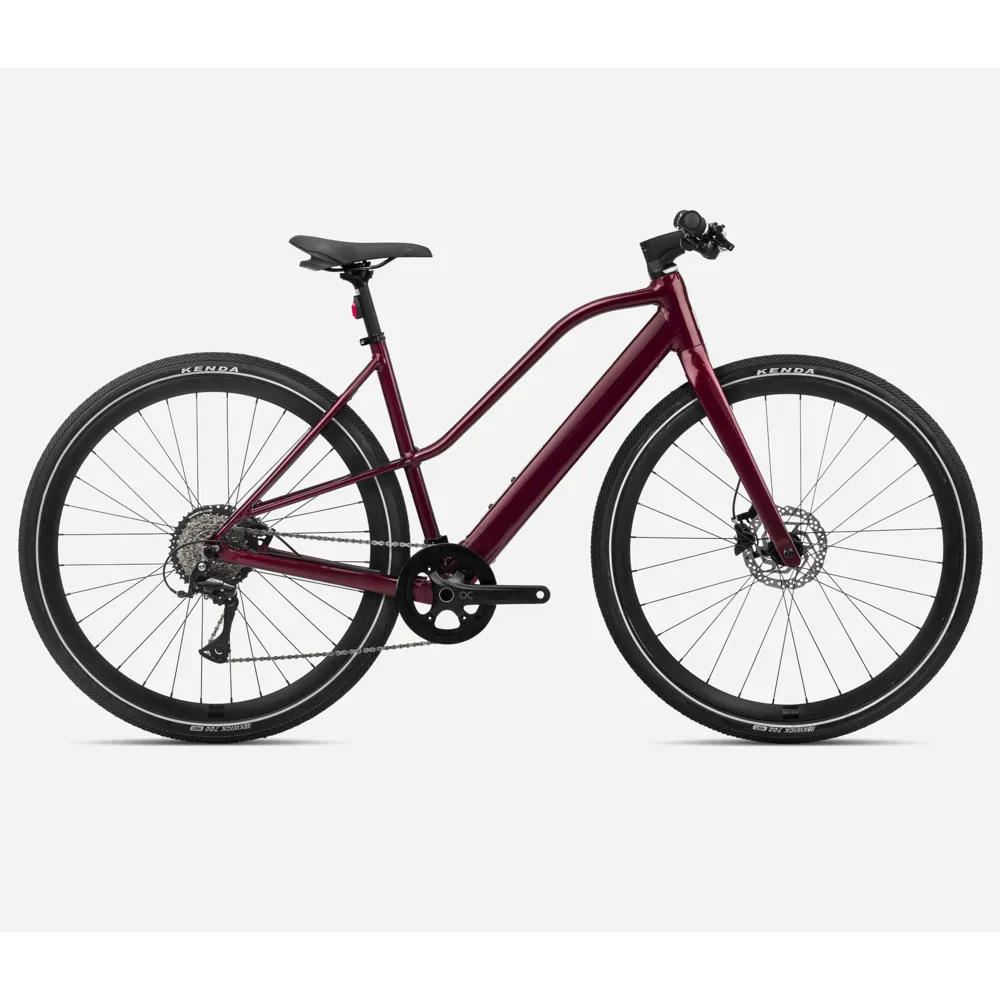 uPRISE Bikes Orbea Vibe Mid H30 2024 Electric Hybrid Bike - Burgundy Red | Price match, 365 day return s, 18-Month Warranty, Finance Available & Free UK Delivery