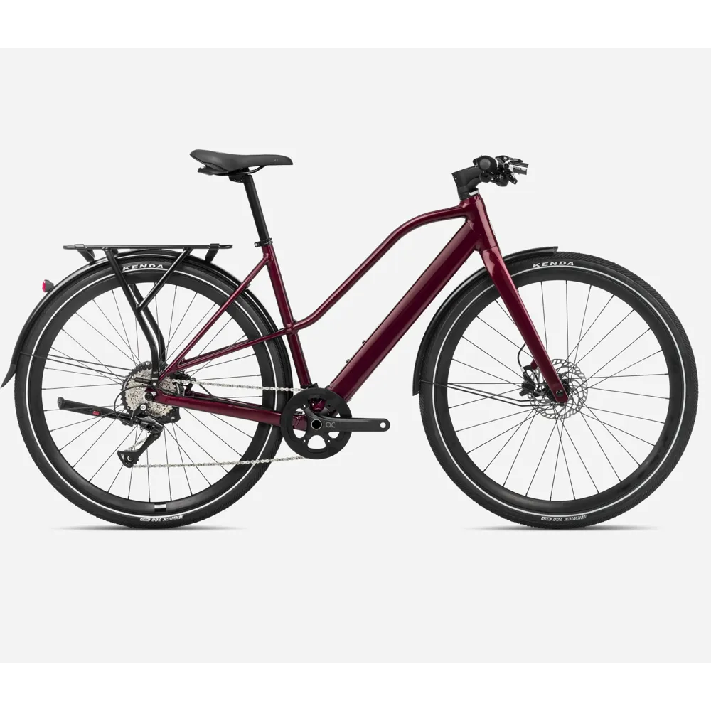 uPRISE Bikes Orbea Vibe Mid H30 EQ 2024 Electric Hybrid Bike - Burgundy Red | Price match, 365 day return s, 18-Month Warranty, Finance Available & Free UK Delivery