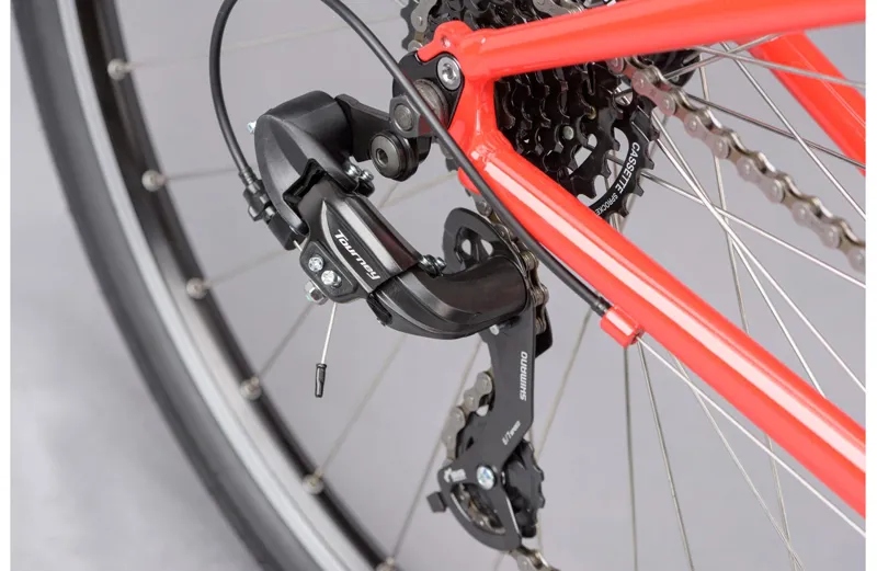 Ridgeback Motion 2025 Hybrid Bike - Red-7