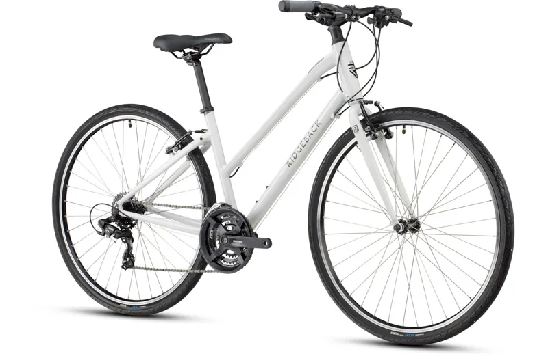 Ridgeback Motion Open Frame 2025 Women's Hybrid Bike - White-1
