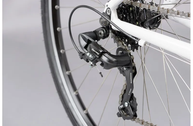 Ridgeback Motion Open Frame 2025 Women's Hybrid Bike - White-6