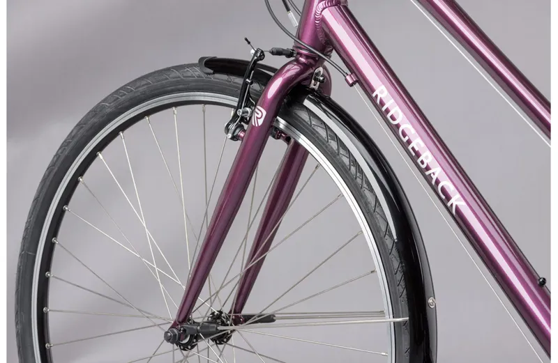 Ridgeback Speed Open Frame 2025 Womens Hybrid Bike Purple