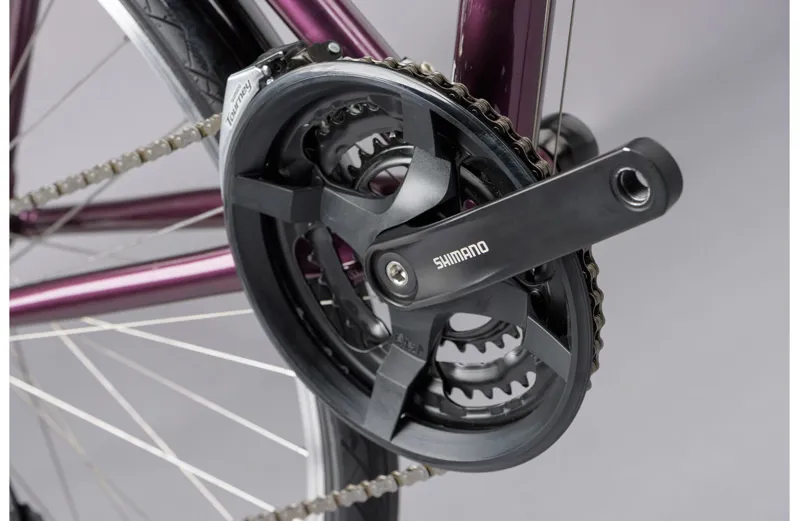 Ridgeback Speed Open Frame 2025 Womens Hybrid Bike - Purple-7