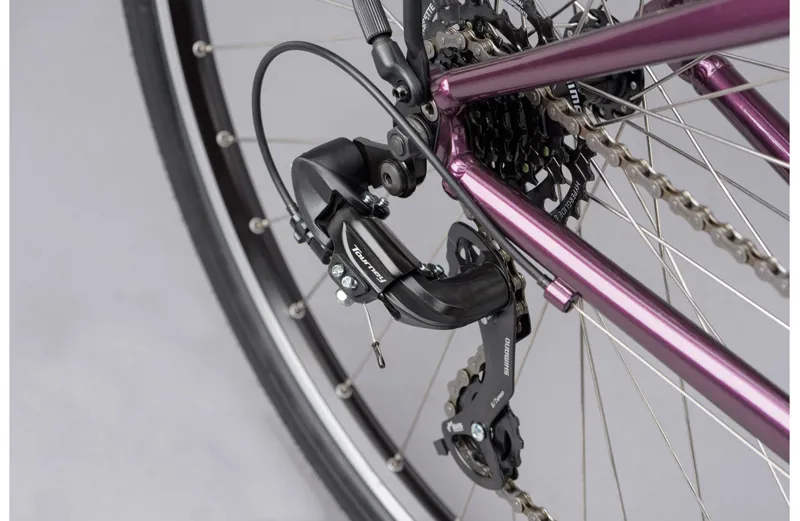 Ridgeback Speed Open Frame 2025 Womens Hybrid Bike - Purple-4