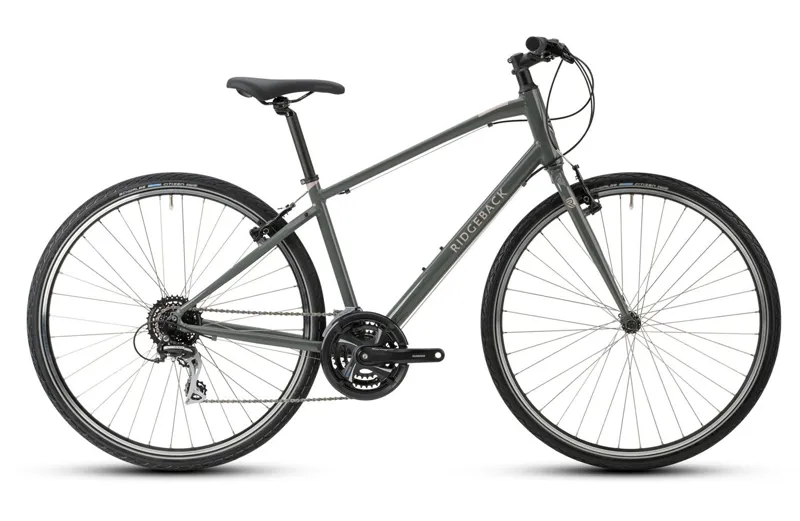 Ridgeback Velocity 2025 Hybrid Bike - Grey/Black